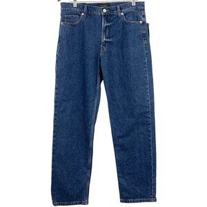 Banana Republic Women Denim Jeans Size 29 8 Curvy Straight Stretch High Rise New